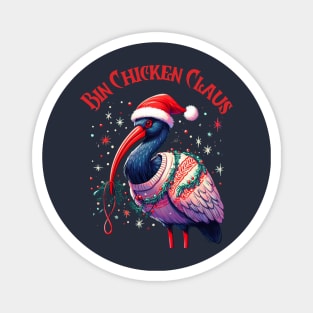 Bin Chicken Christmas Magnet